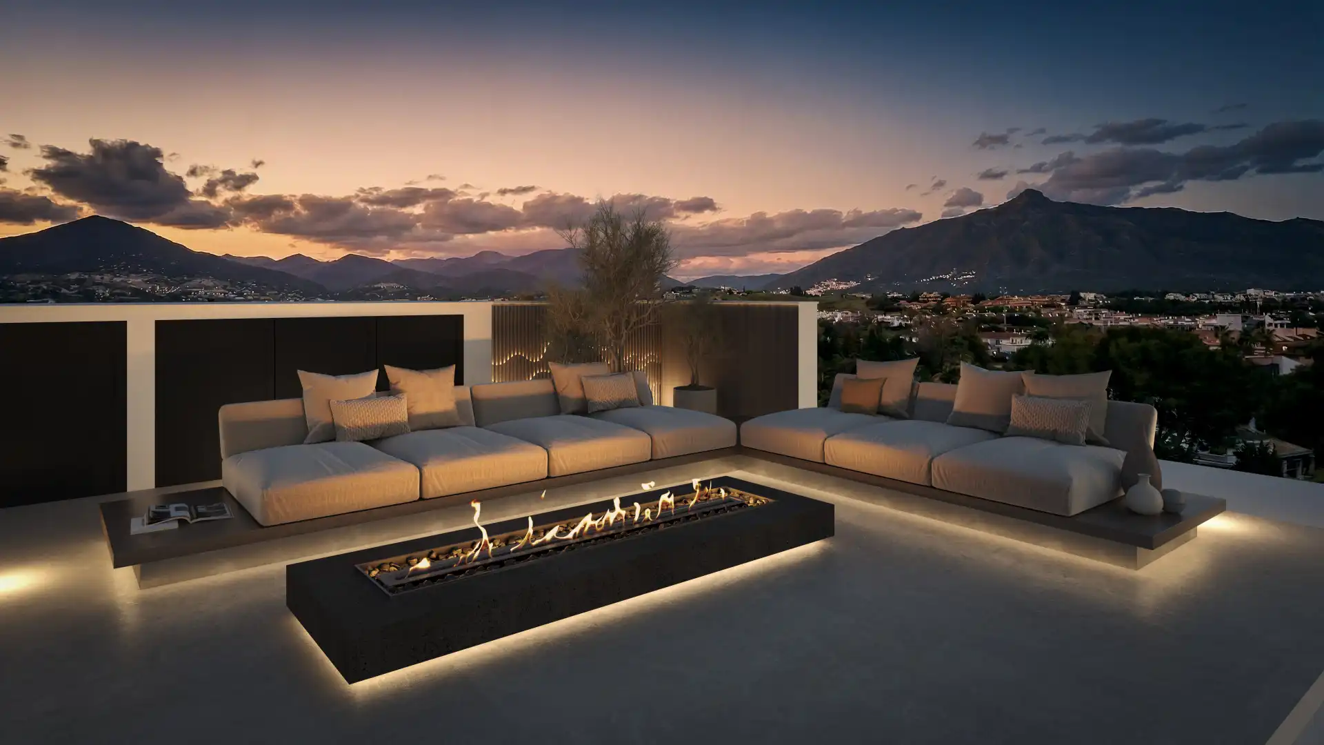 Terraza de Casa o chalet en venta en Marbella con Aire acondicionado, Calefacción y Jardín privado