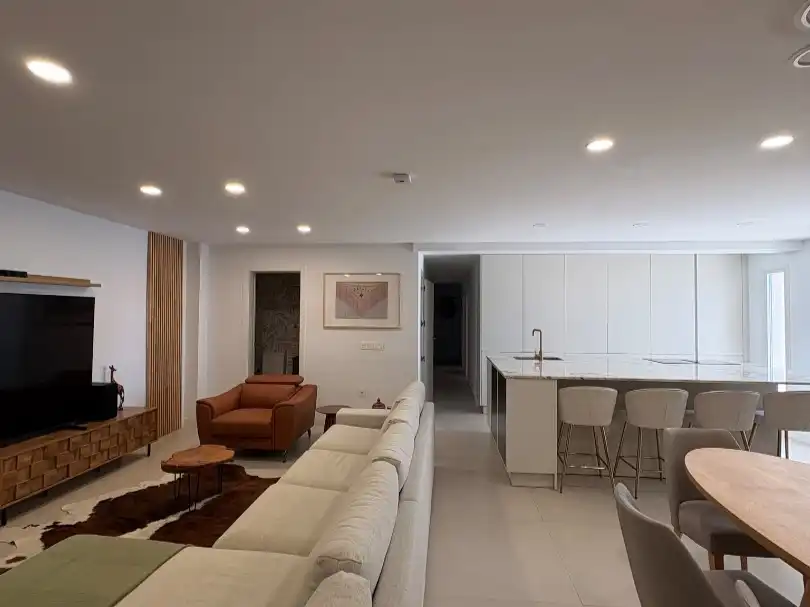 Sala de estar de Casa o chalet en venta en Almería con Aire acondicionado, Calefacción y Jardín privado