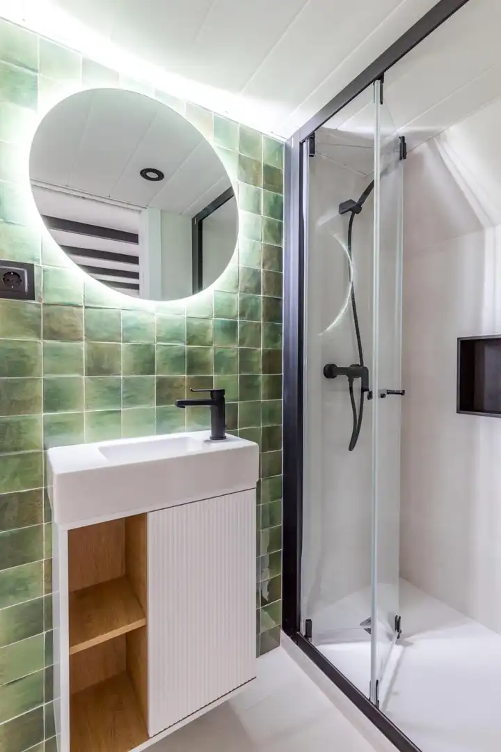 Baño de Piso de alquiler en Madrid con Aire acondicionado, Calefacción y Amueblado