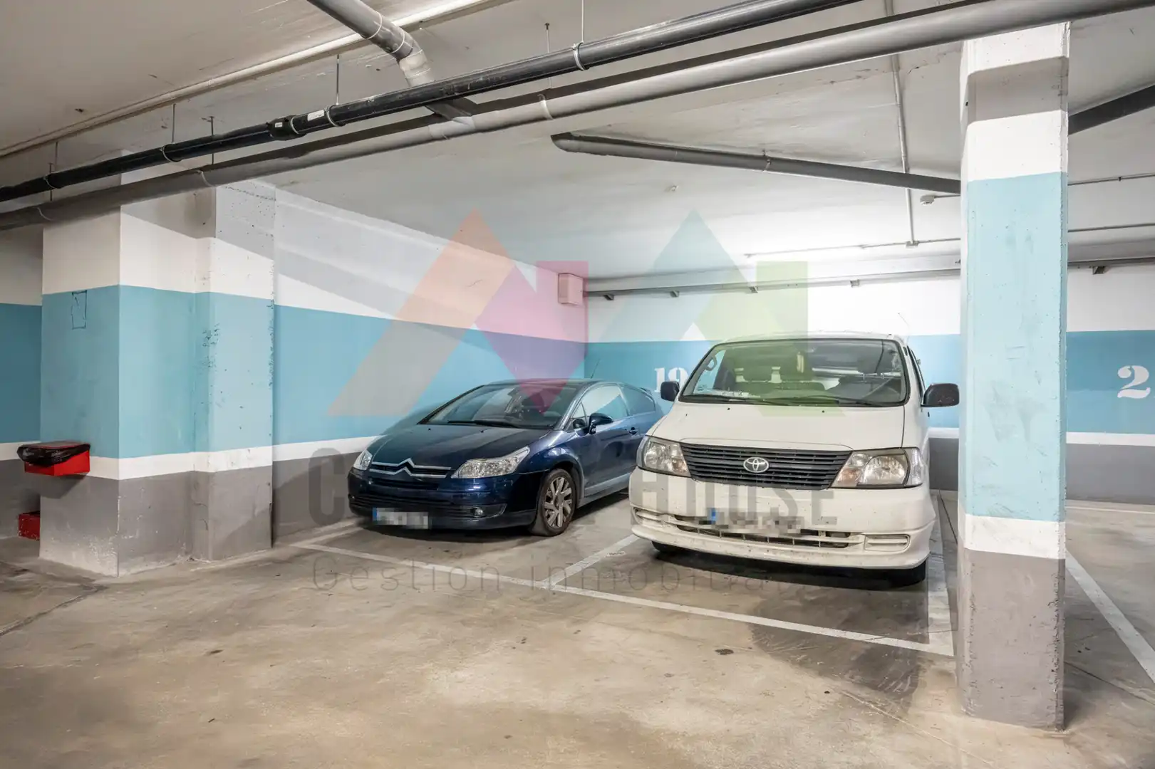 Parking of Flat for sale in Leganés  with Air Conditioner, Heating and Parquet flooring