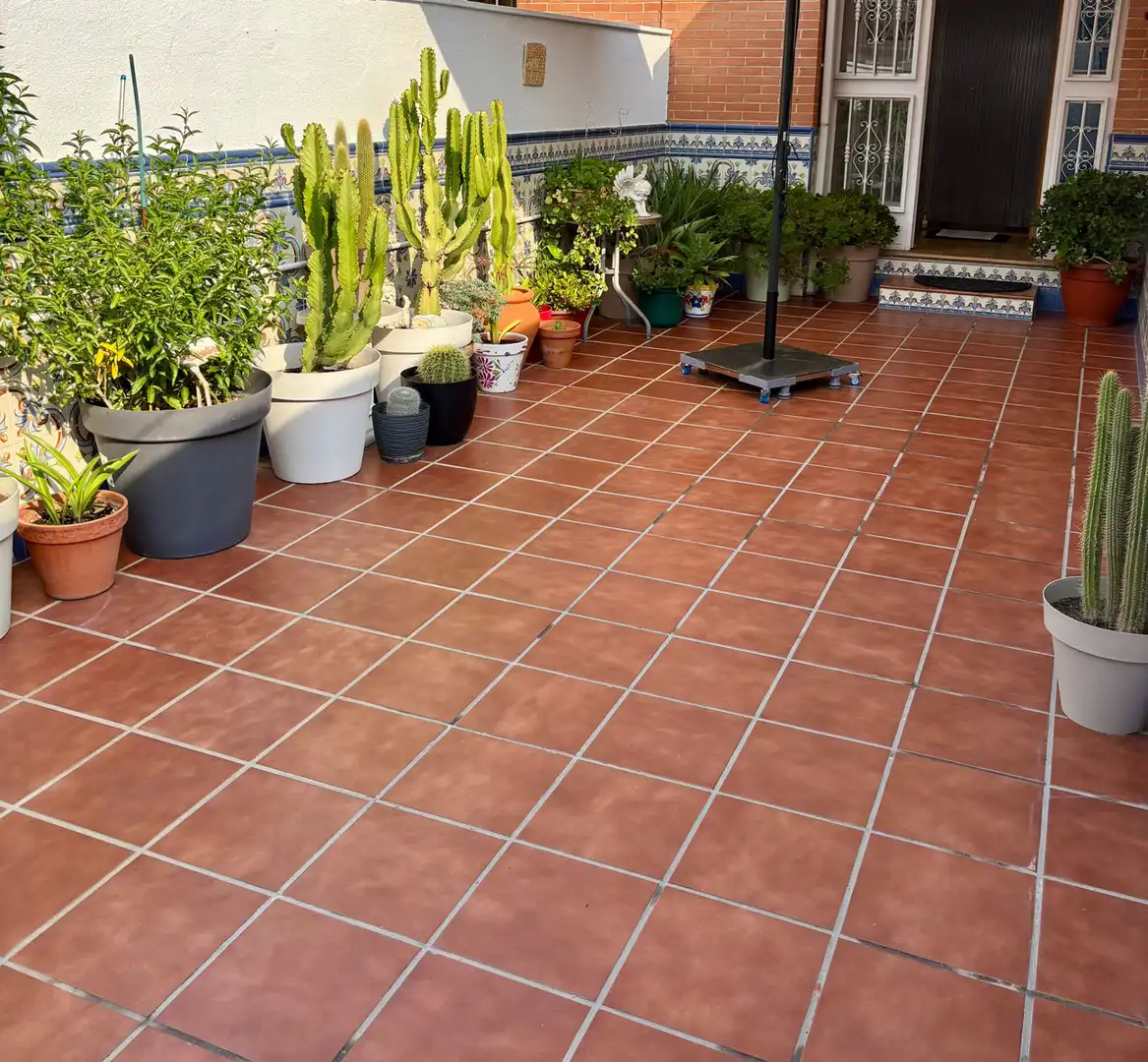 Terraza de Casa adosada en venta en Parla con Aire acondicionado, Calefacción y Jardín privado