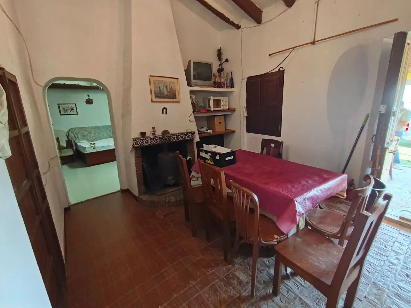 Comedor de Finca rústica en venta en Pueblo Acantilado - Lanuza
