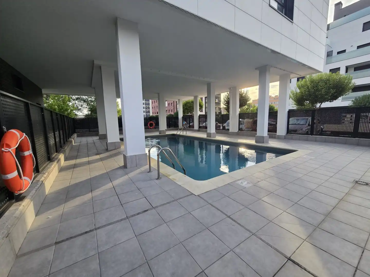 Swimming pool of Flat for sale in  Logroño  with Heating, Terrace and Storage room