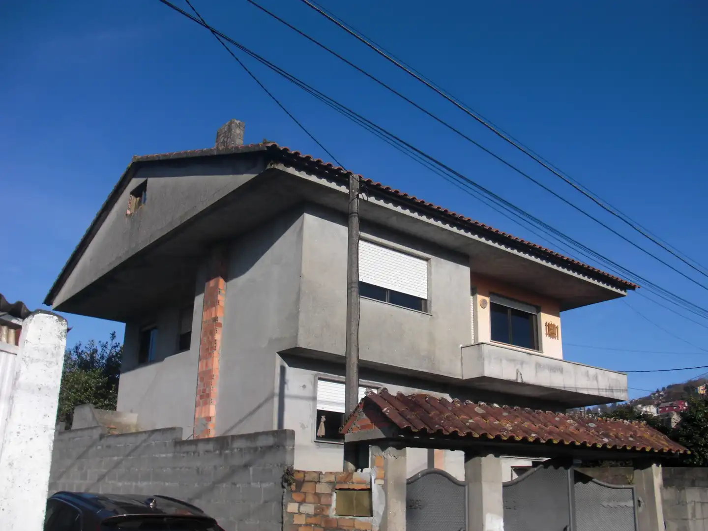 Vista exterior de Casa o chalet en venta en Vigo  con Jardín privado, Parquet y Terraza