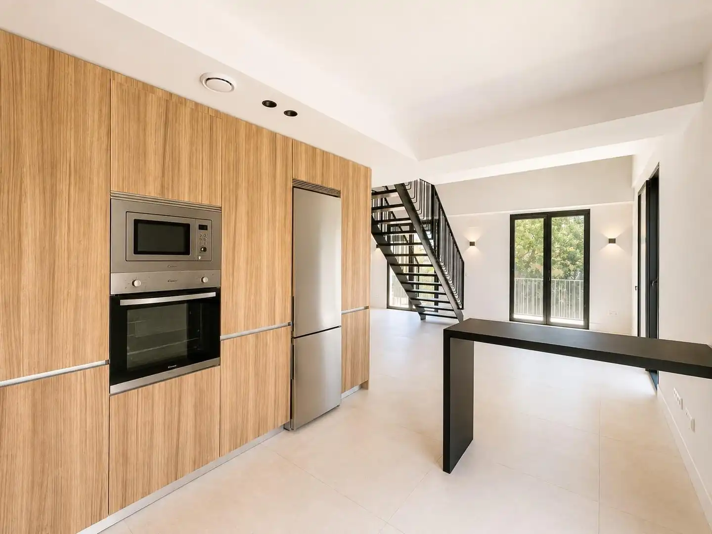 Cocina de Dúplex de alquiler en Torrelodones con Aire acondicionado, Calefacción y Balcón