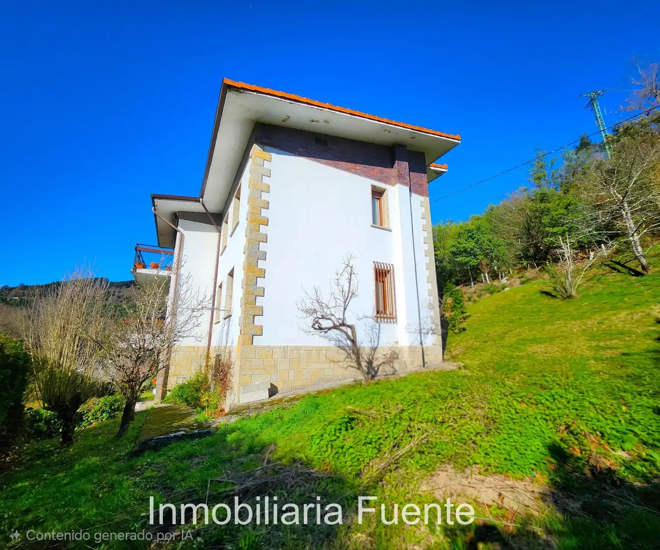 Vista exterior de Casa o chalet en venta en Zalla  con Calefacción, Jardín privado y Terraza
