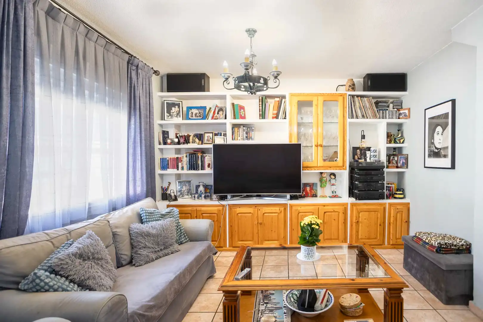Living room of Flat for sale in Brunete  with Air Conditioner, Heating and Private garden