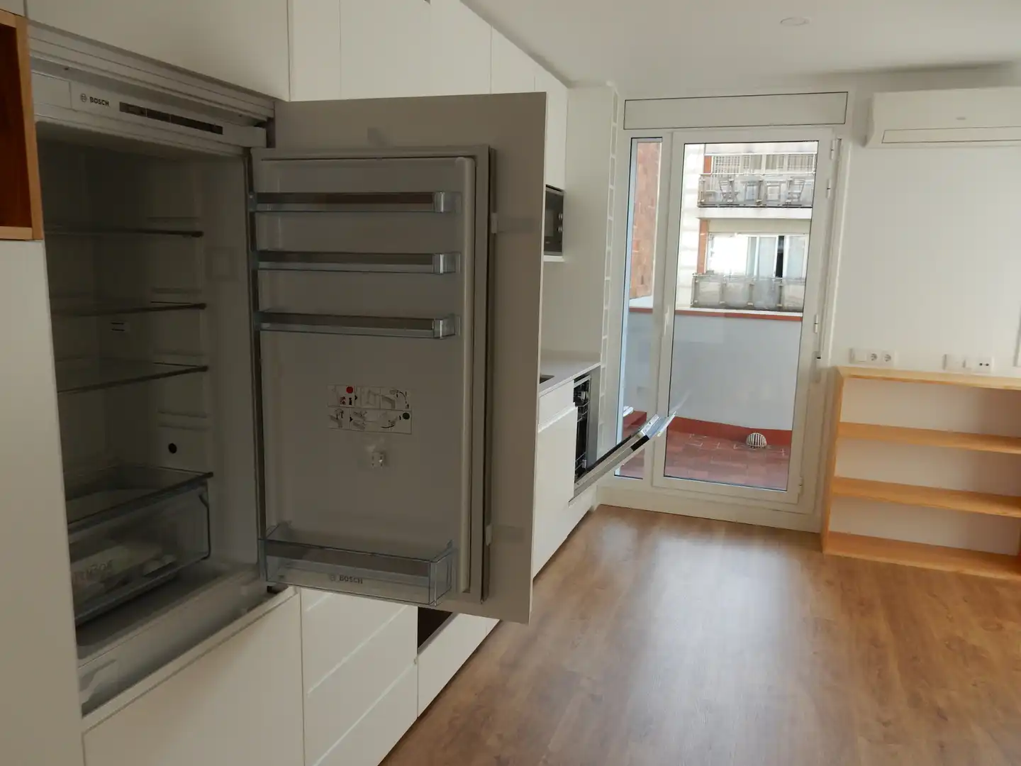 Cuina de Estudi de lloguer en Barcelona amb Aire condicionat, Calefacció i Parquet