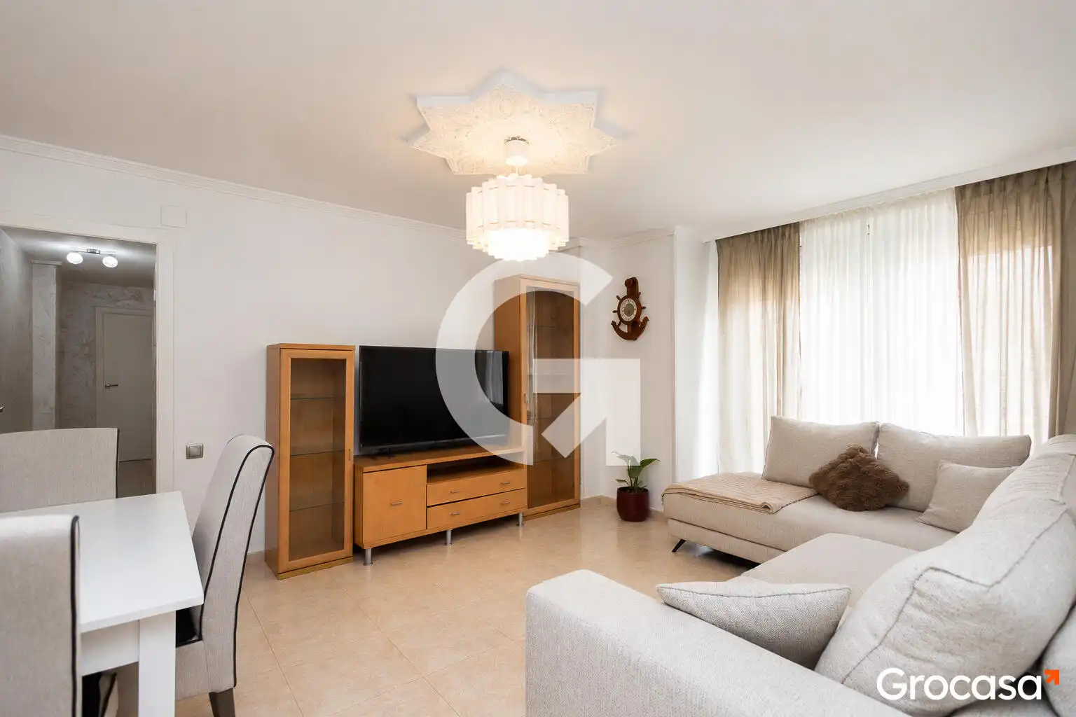 Sala de estar de Piso en venta en Viladecans con Horno y Balcón