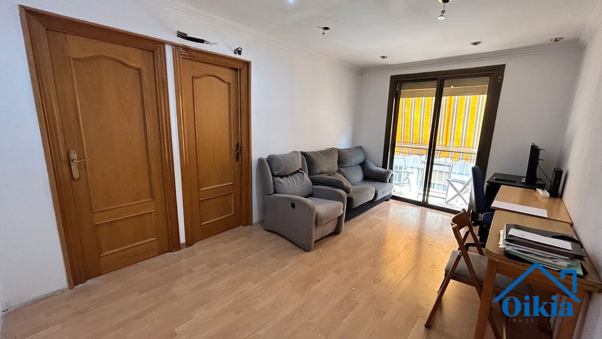 Bedroom of Flat for sale in Sant Feliu de Llobregat  with Air Conditioner, Parquet flooring and Furnished