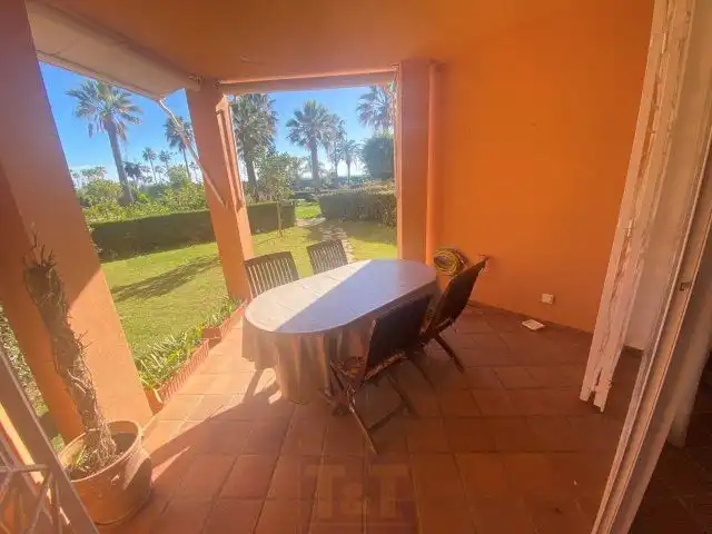 Garten von Wohnungen zum Verkauf in Islantilla mit Klimaanlage, Heizung und Terrasse
