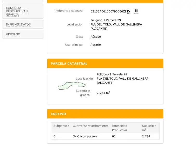 Rural land for sale in Poligono 1, imagen 4
