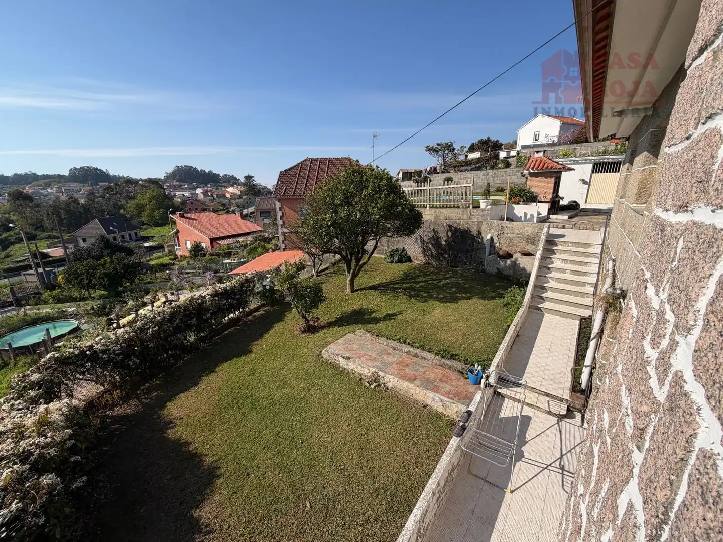 Jardín de Casa o chalet en venta en Bueu con Calefacción, Parquet y Terraza