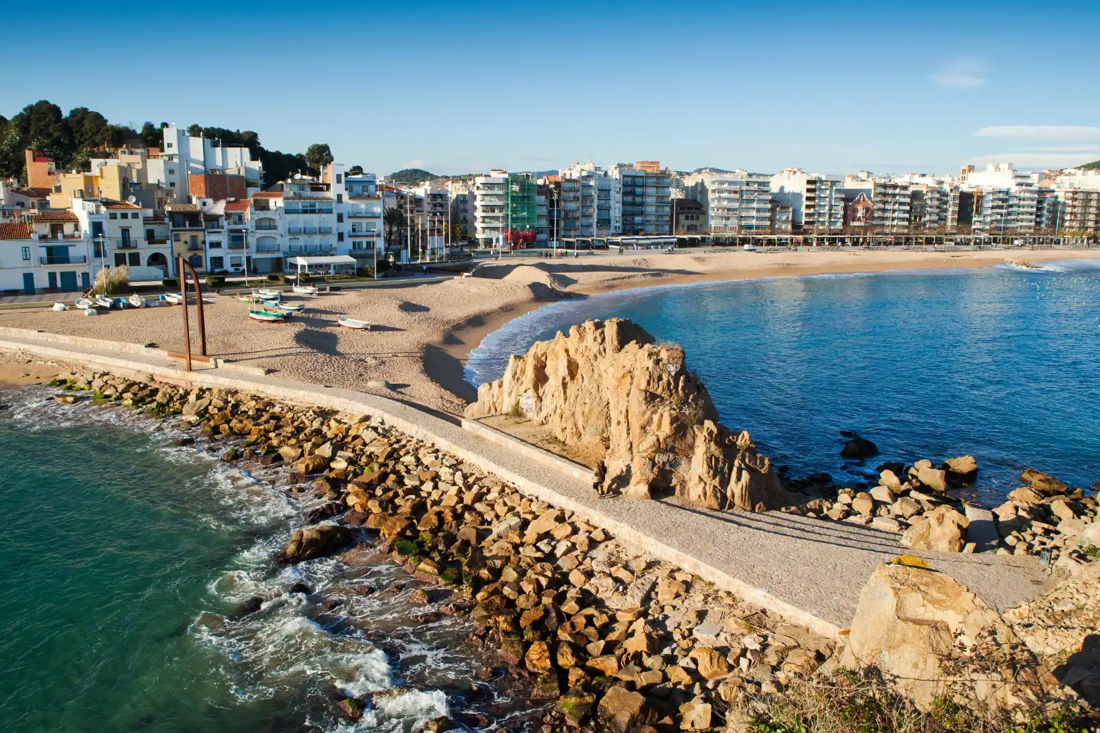 Exterior view of Flat for sale in Blanes  with Heating, Terrace and Furnished
