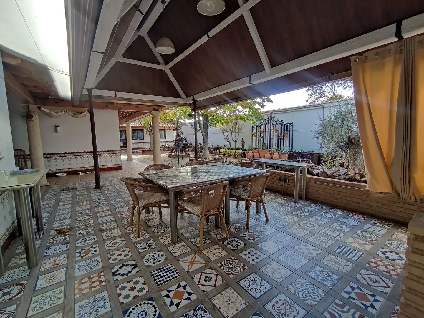 Terraza de Casa o chalet en venta en Pedro Muñoz con Aire acondicionado, Calefacción y Jardín privado
