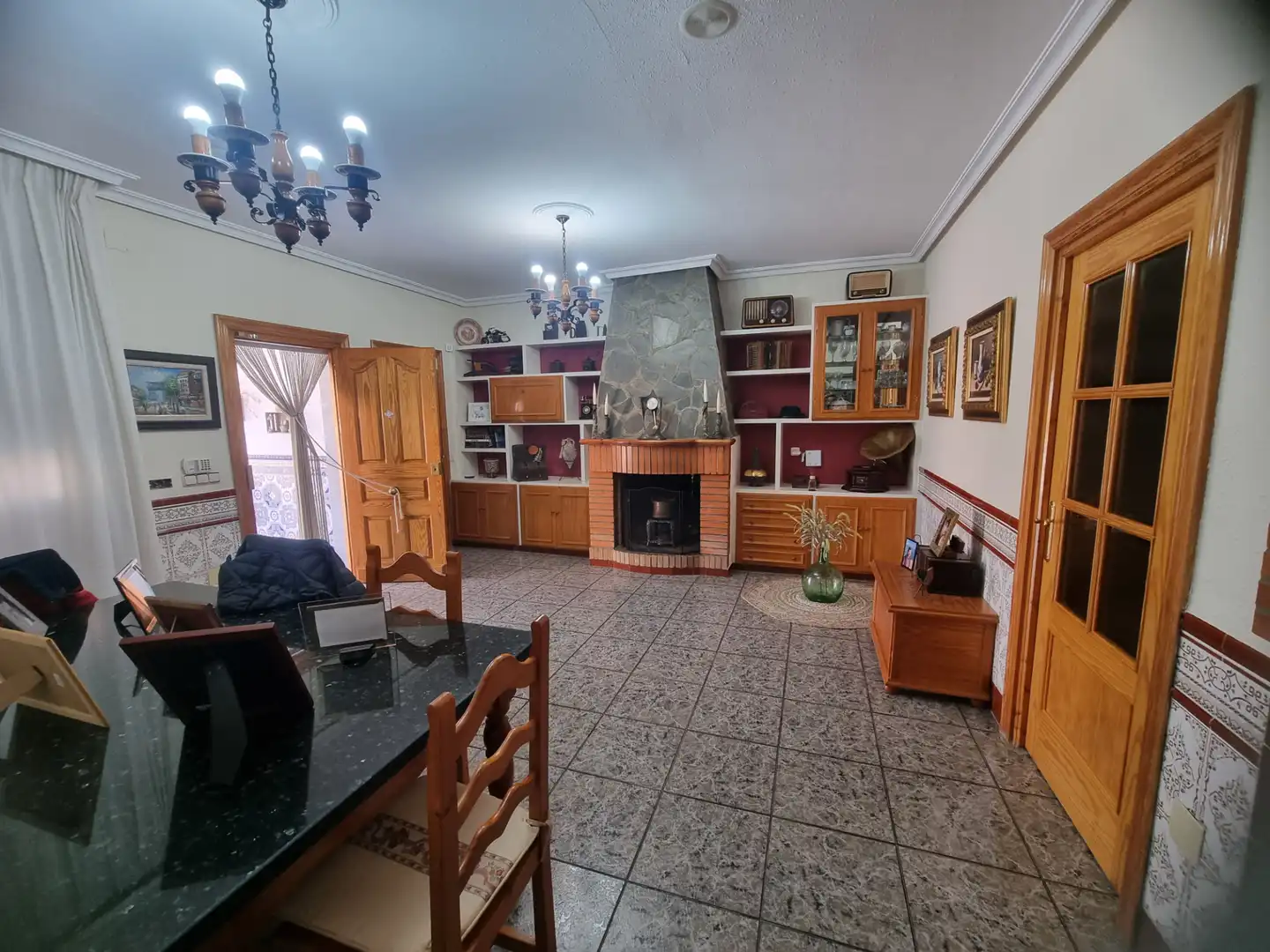 Sala de estar de Finca rústica en venta en Pechina con Aire acondicionado, Calefacción y Jardín privado