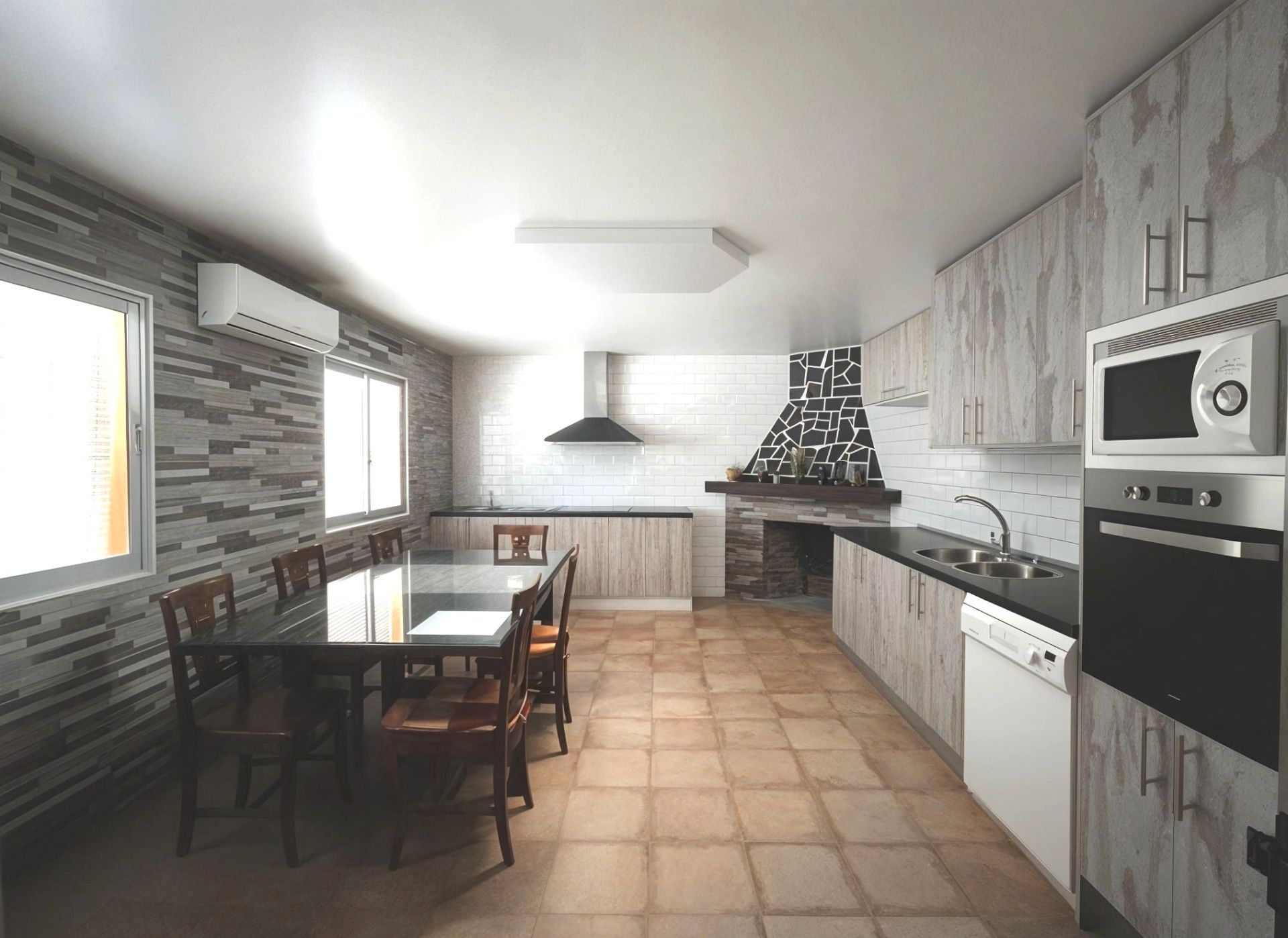 Kitchen of Country house for sale in Valverde de Mérida  with Air Conditioner and Furnished