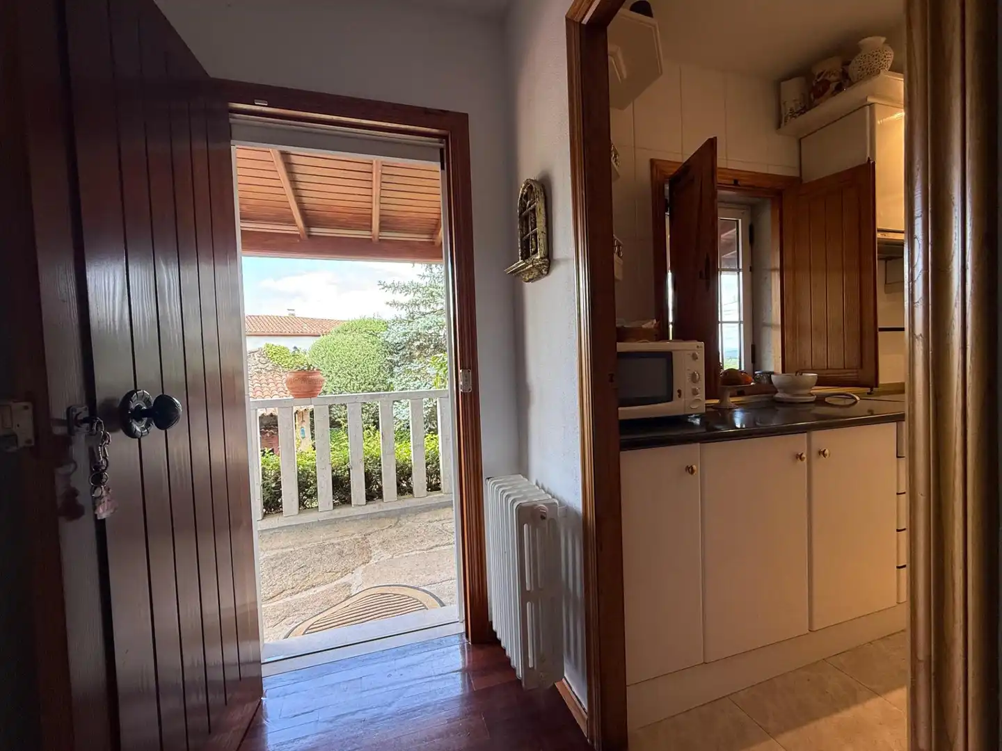 Cocina de Casa o chalet en venta en San Amaro con Calefacción, Jardín privado y Parquet