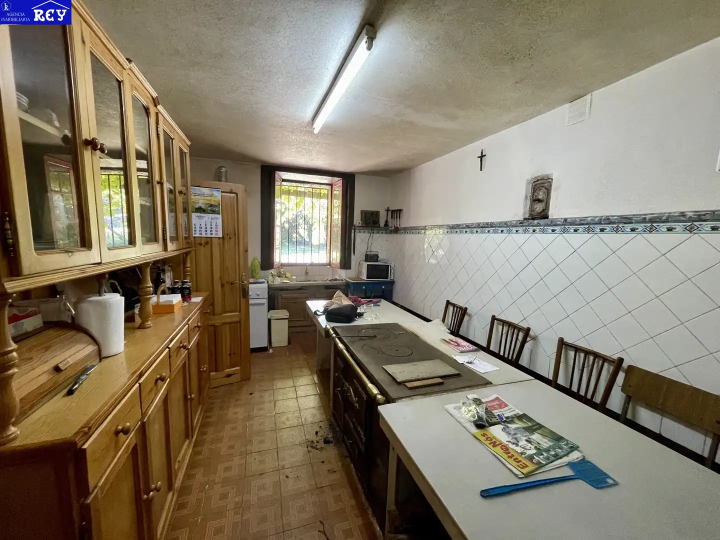 Cocina de Finca rústica en venta en Silleda con Jardín privado y Amueblado