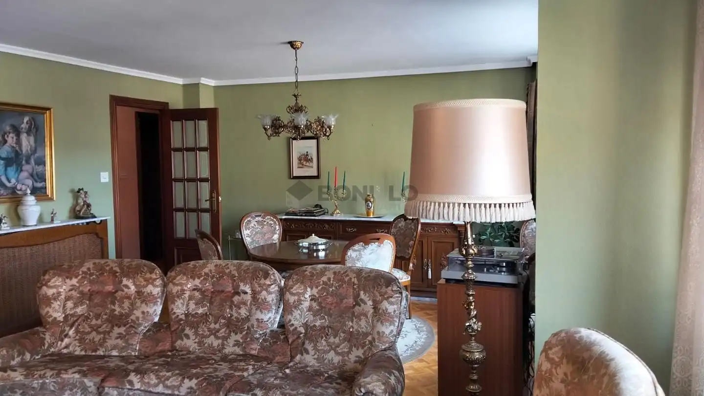 Sala de estar de Piso en venta en Teruel con Calefacción, Parquet y Amueblado
