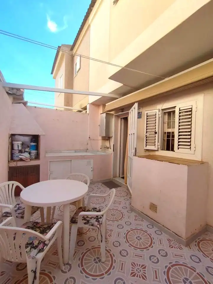 Terrassa de Casa o xalet en venda en San Pedro del Pinatar amb Aire condicionat, Jardí privat i Terrassa