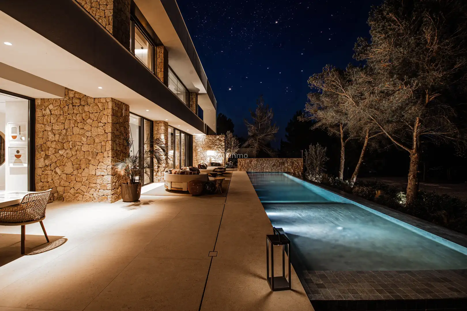 Terrassa de Casa o xalet en venda en Santa Eulària des Riu amb Aire condicionat, Calefacció i Terrassa