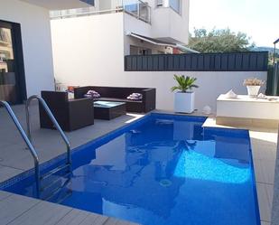 Swimming pool of House or chalet to rent in Polop  with Air Conditioner, Heating and Private garden