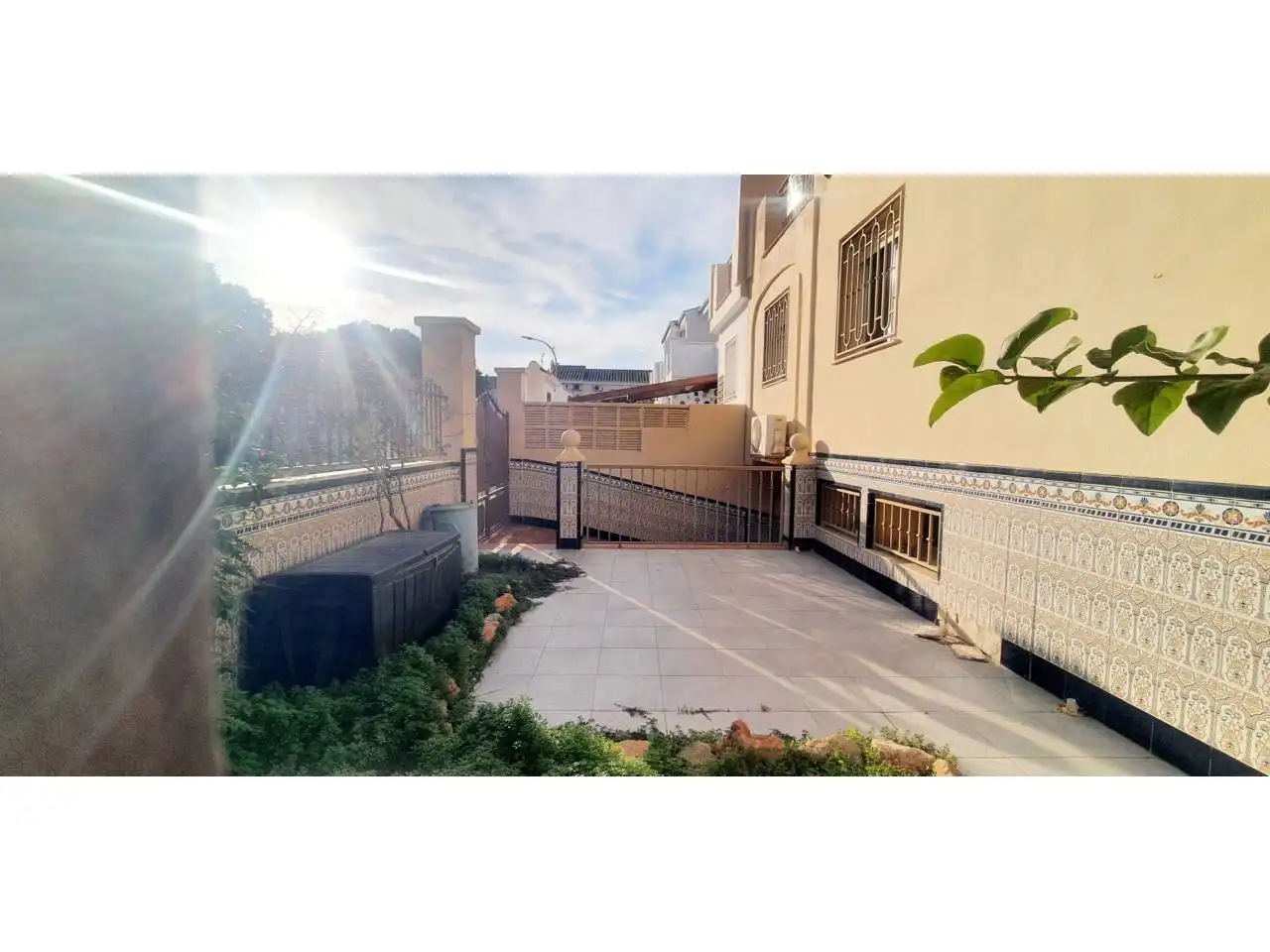 Exterior view of Detached homes for sale in Roquetas de Mar  with Air Conditioner, Heating and Private garden