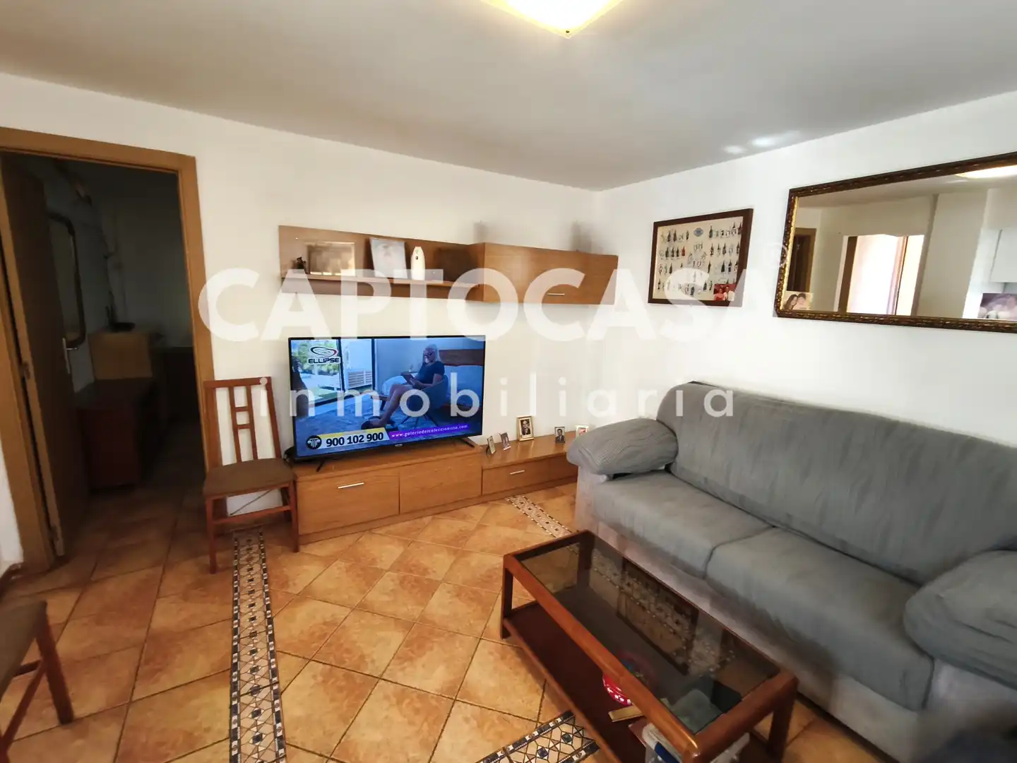 Sala d'estar de Casa adosada en venda en Cartagena amb Aire condicionat, Terrassa i Traster