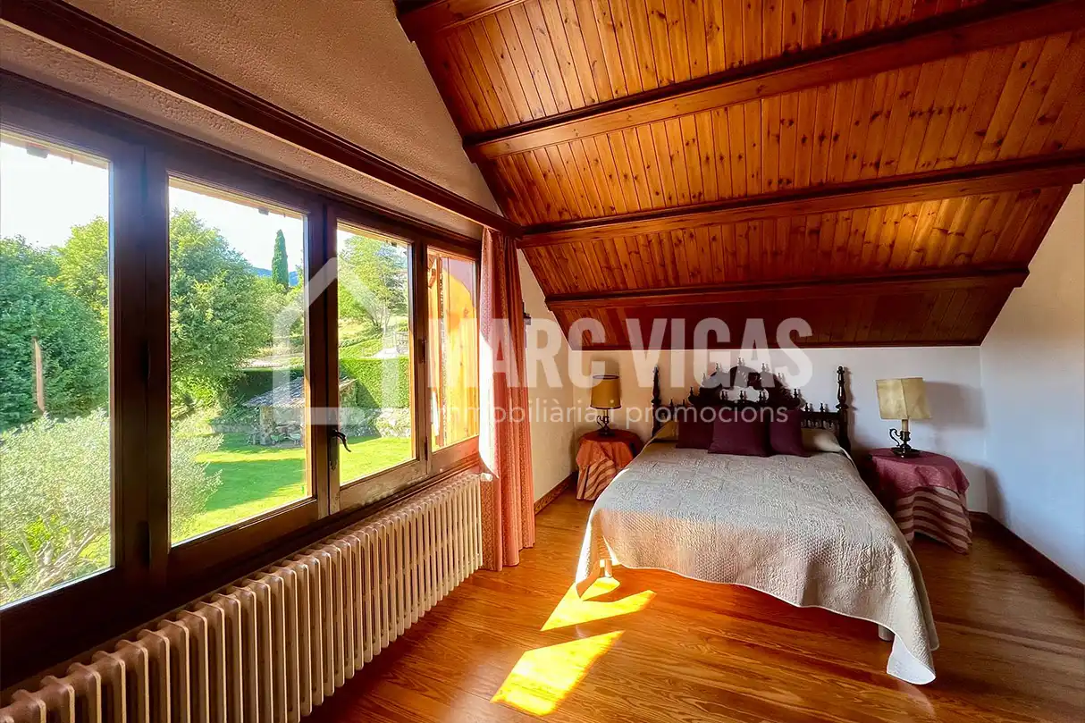 Habitación de Casa o chalet en venta en Viladrau con Aire acondicionado, Calefacción y Jardín privado
