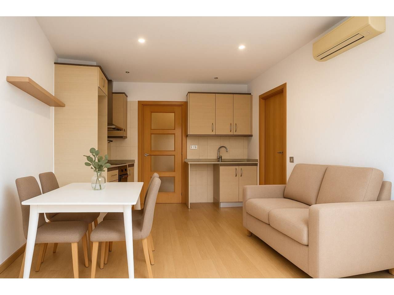 Living room of Flat for sale in Granollers  with Air Conditioner, Heating and Parquet flooring