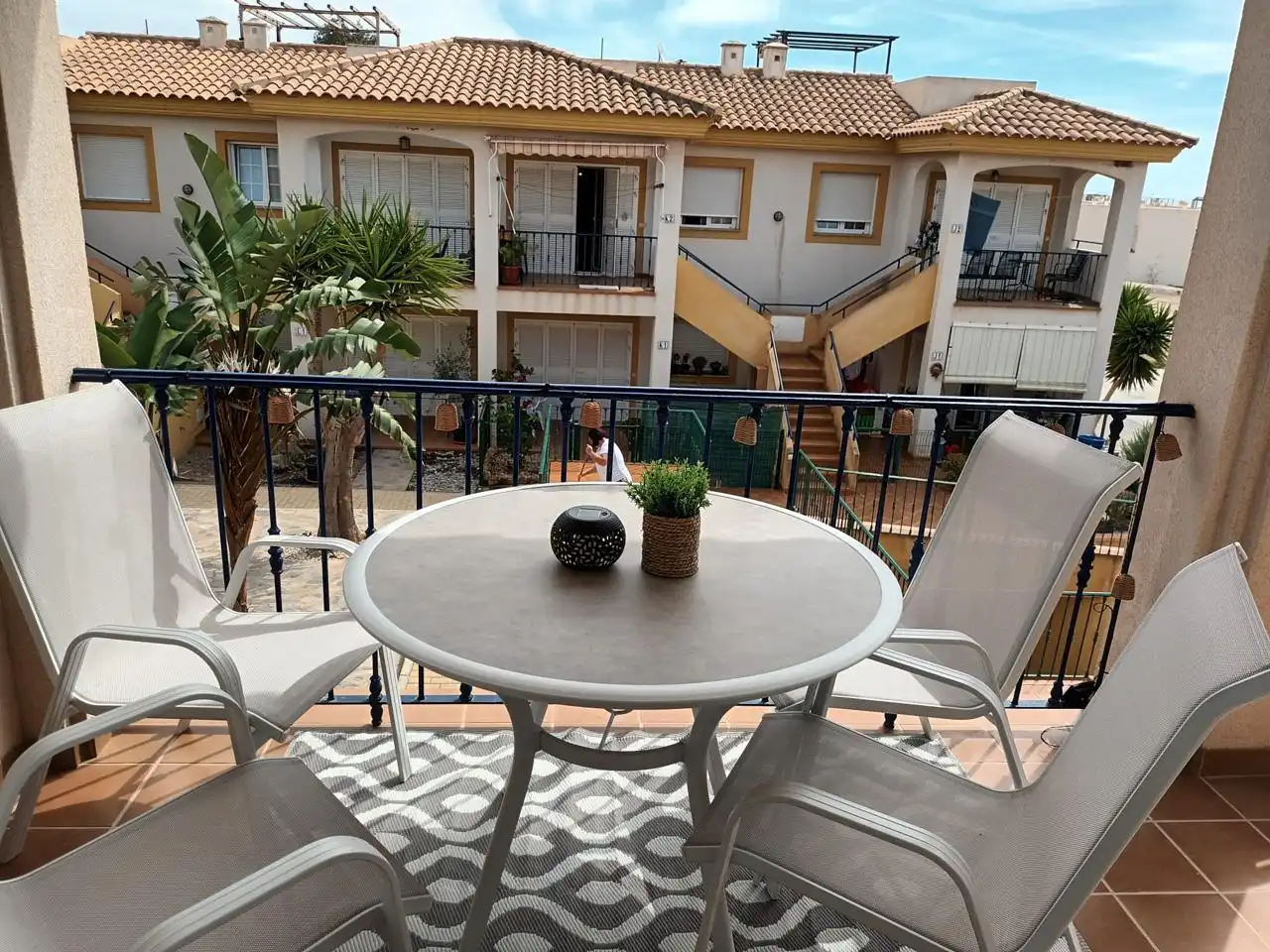 Terrasse von Wohnung zur Miete in Cuevas del Almanzora mit Klimaanlage, Terrasse und Möbliert