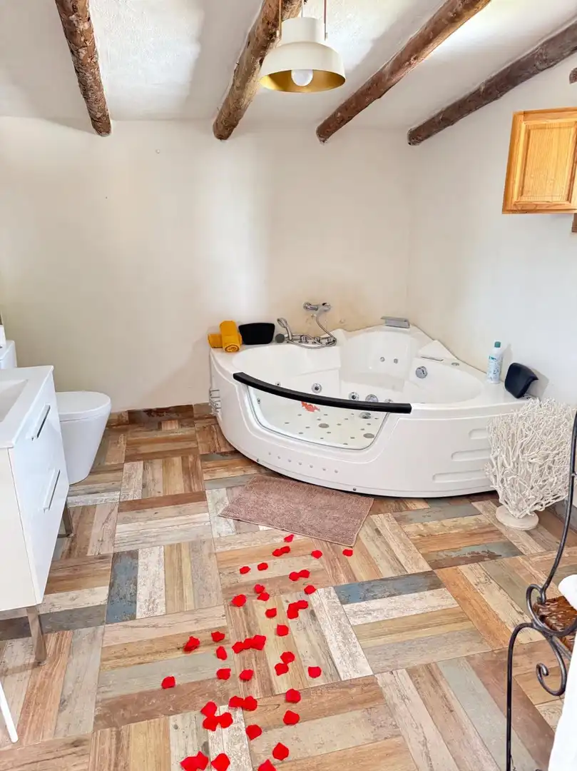 Baño de Casa o chalet en venta en Los Santos de Maimona con Aire acondicionado, Calefacción y Trastero