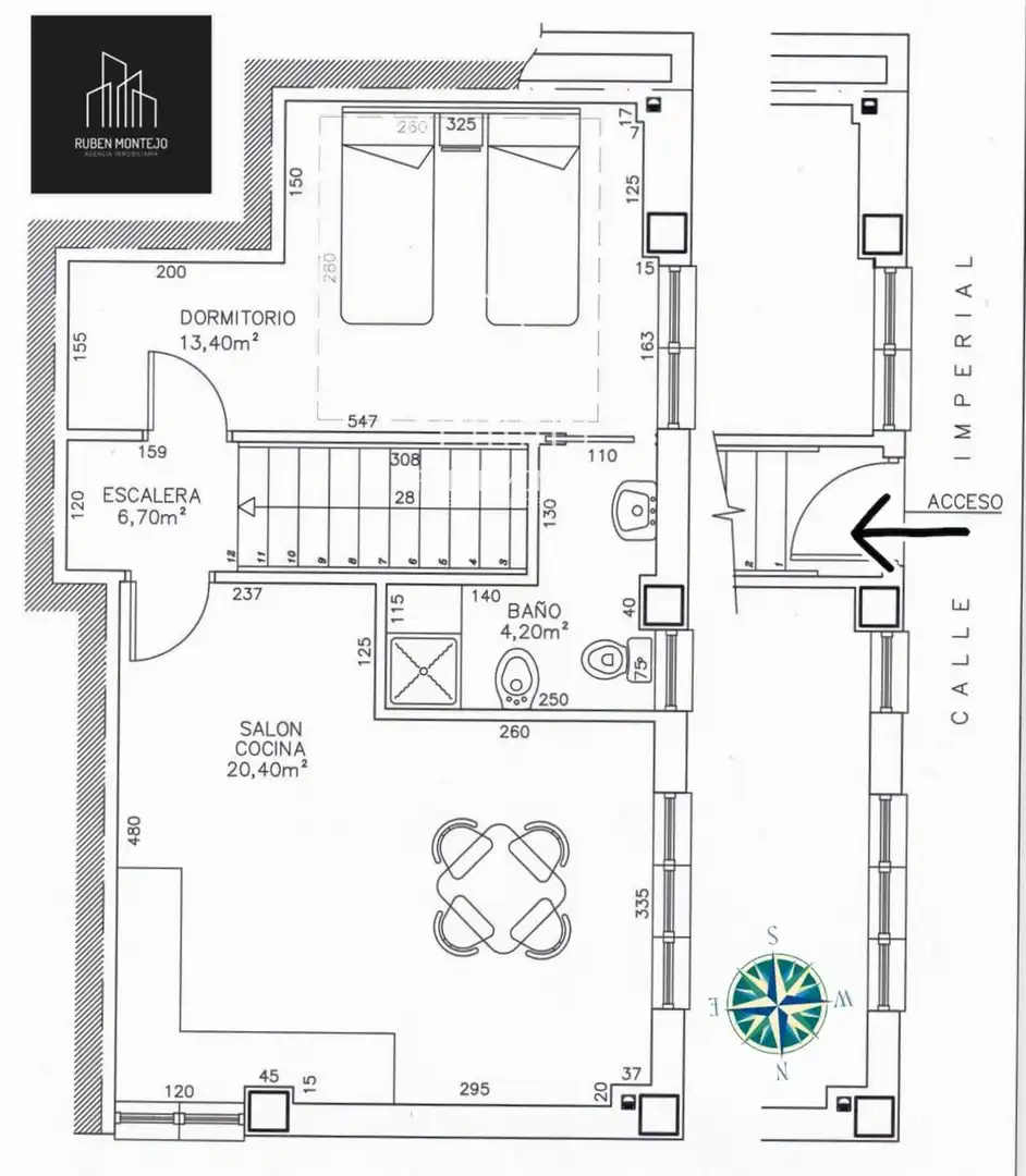 Apartament de lloguer en Salamanca amb Aire condicionat, Calefacció i Moblat