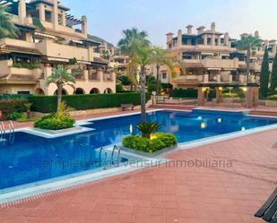 Exterior view of Attic to rent in Águilas  with Air Conditioner, Private garden and Swimming Pool