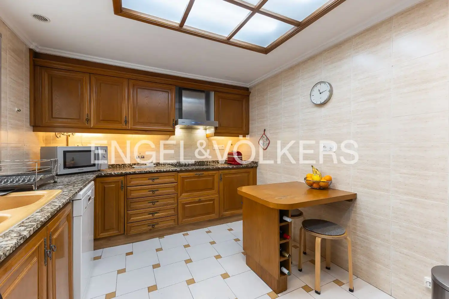 Cocina de Piso de alquiler en Valencia con Aire acondicionado, Calefacción y Parquet