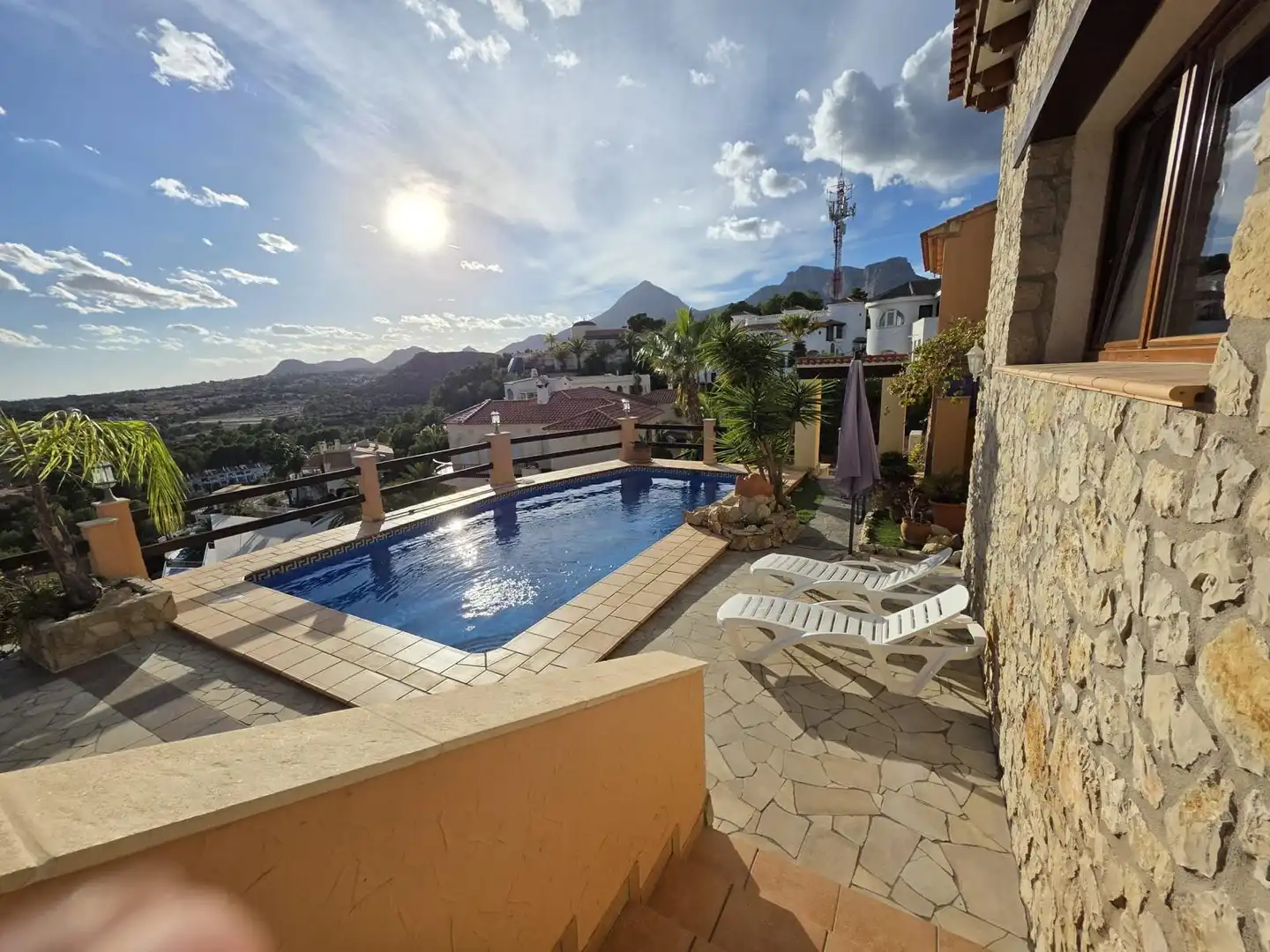 Terrace of Houses for sale in L'Alfàs del Pi  with Air Conditioner, Private garden and Terrace