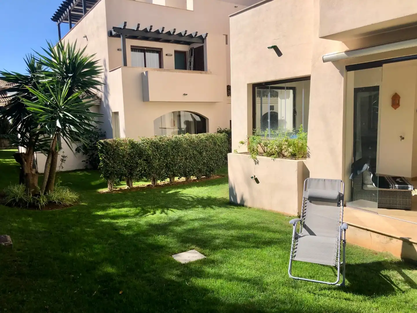 Jardín de Planta baja de alquiler en Marbella con Aire acondicionado, Calefacción y Terraza