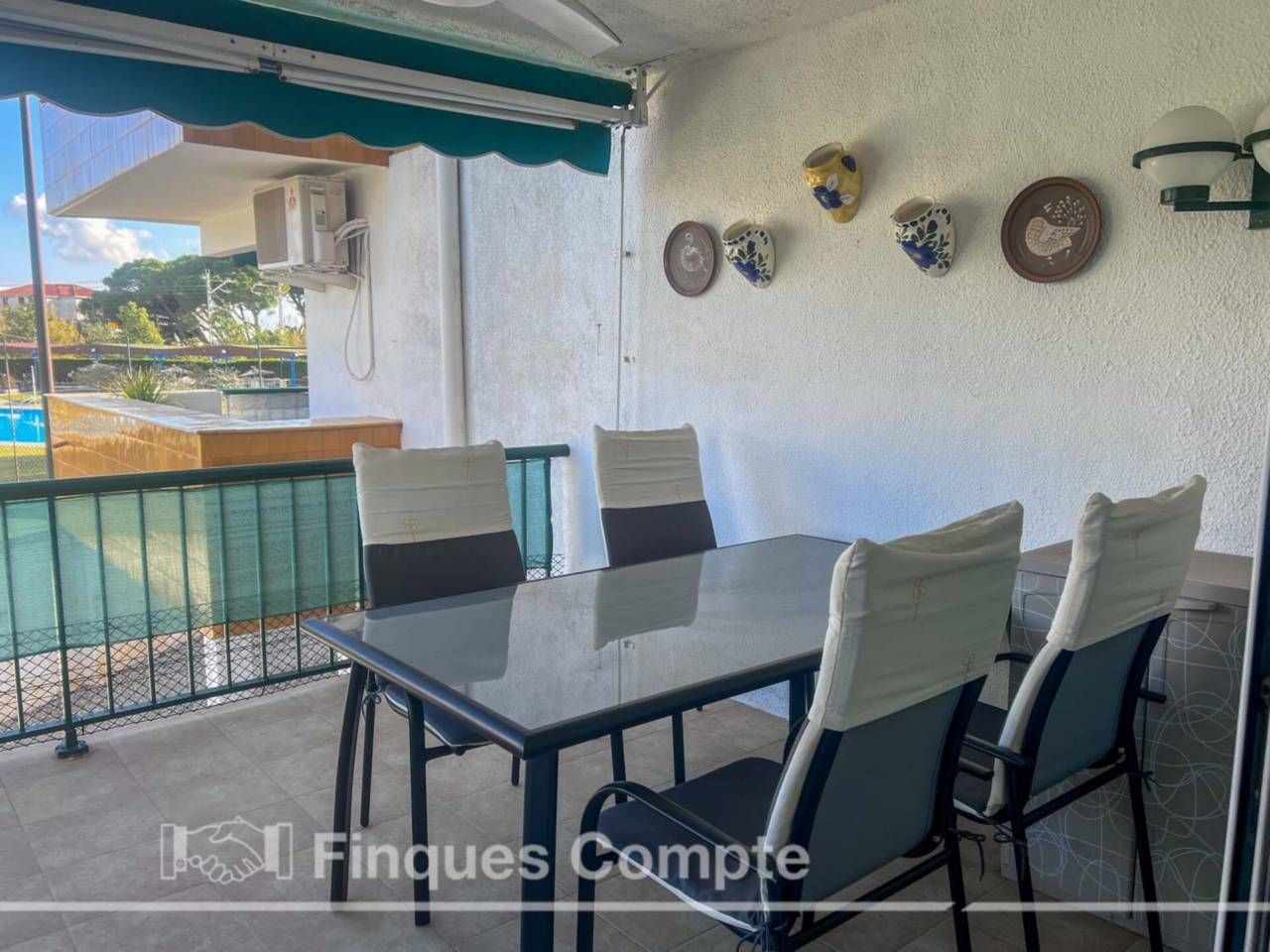 Terrace of Flat for sale in Roda de Berà  with Air Conditioner, Terrace and Furnished