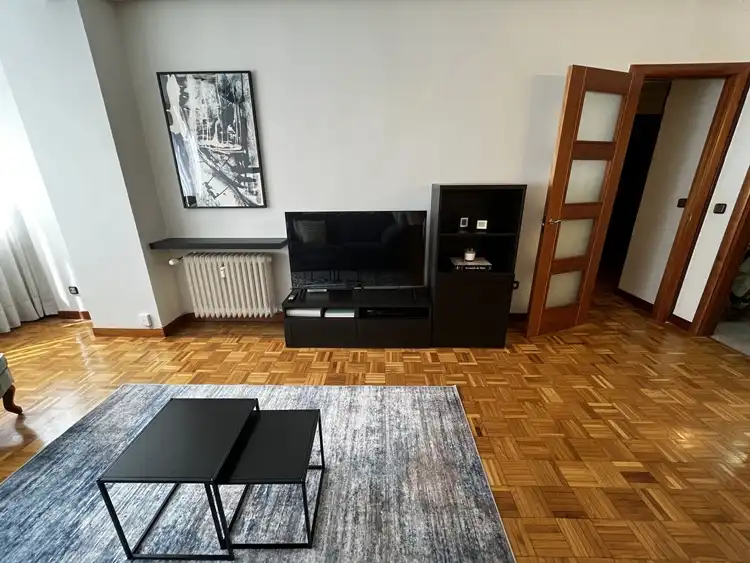 Sala de estar de Piso de alquiler en Madrid con Aire acondicionado, Calefacción y Parquet