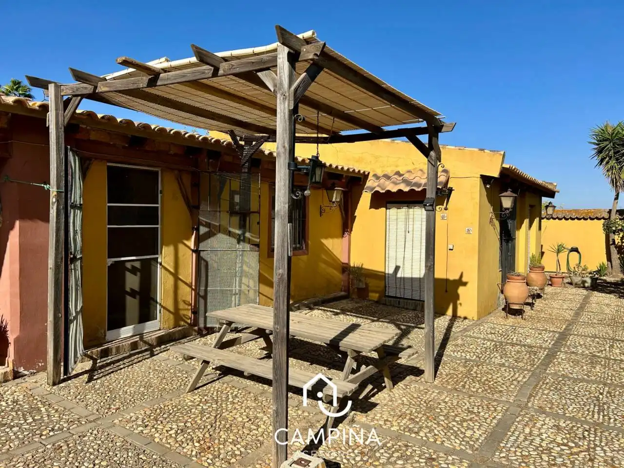 Terrasse von Country house zum Verkauf in Trigueros mit Privatgarten und Terrasse