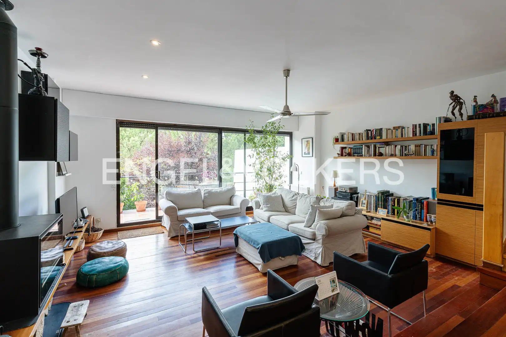 Living room of Detached homes for sale in Torrelodones  with Air Conditioner, Heating and Private garden