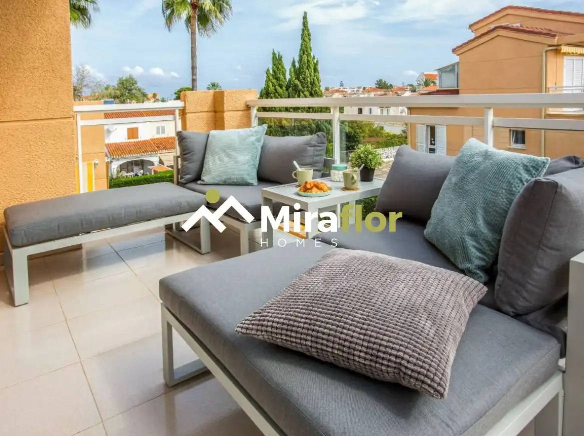 Terraza de Apartamento en venta en Dénia con Aire acondicionado, Terraza y Amueblado