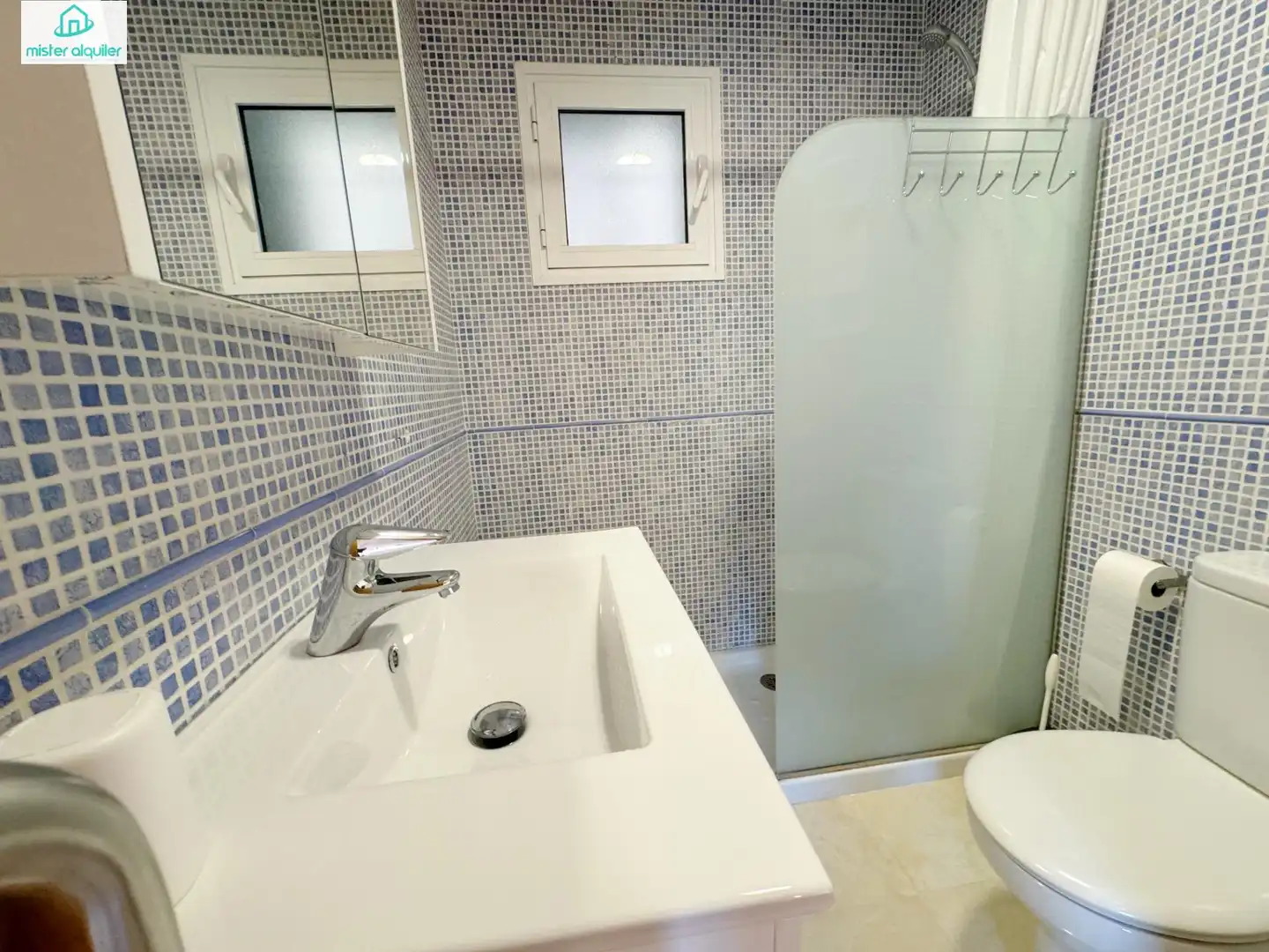 Bathroom of Apartments for rent in El Campello  with Air Conditioner, Private garden and Terrace
