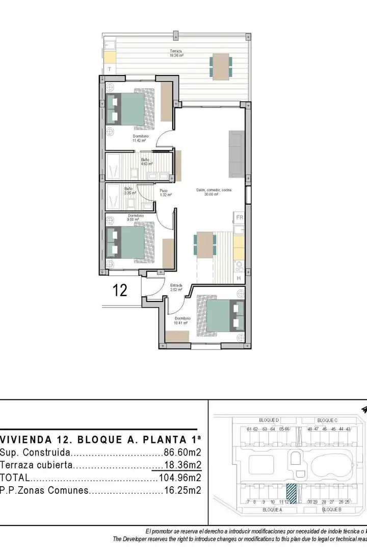Apartment for sale in San Cayetano, imagen 22