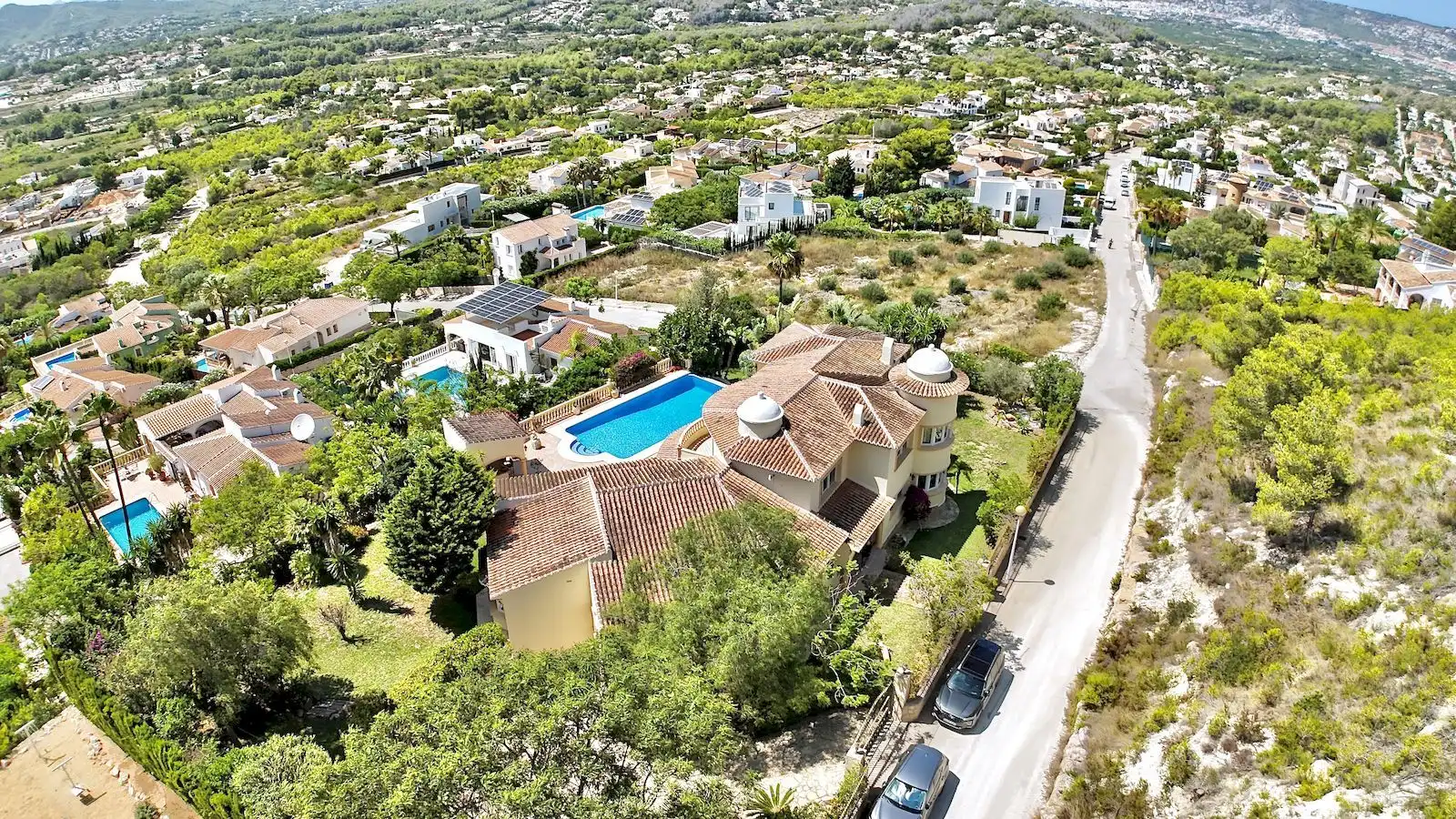 Exterior view of Houses for sale in Jávea / Xàbia  with Heating, Private garden and Terrace