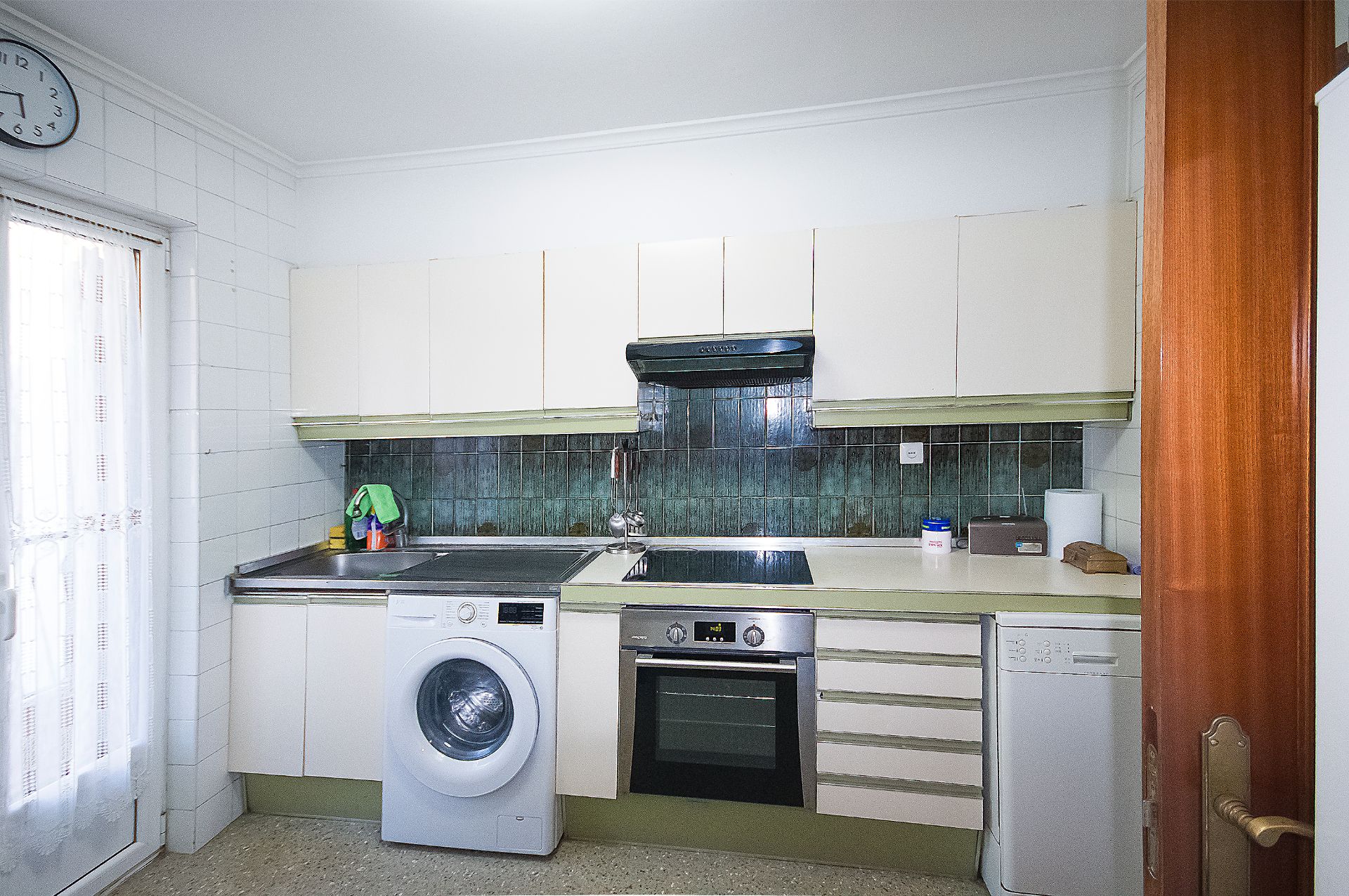 Kitchen of Flat for sale in Legorreta  with Storage room, Furnished and Balcony