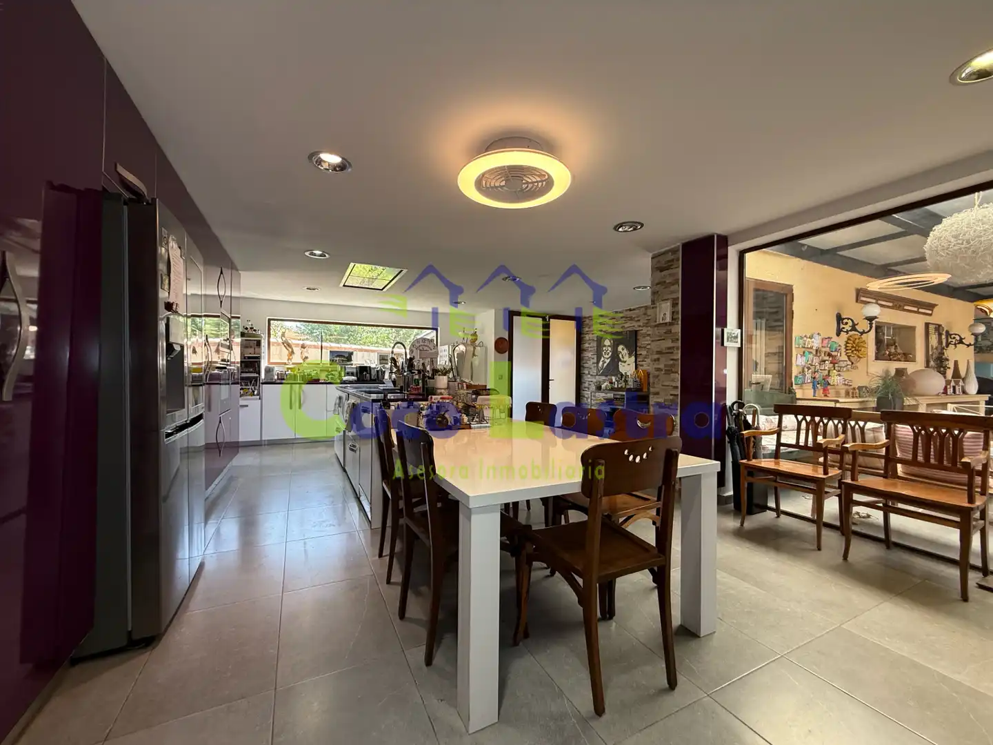 Kitchen of Houses for sale in Monterrubio de Armuña  with Air Conditioner, Heating and Private garden