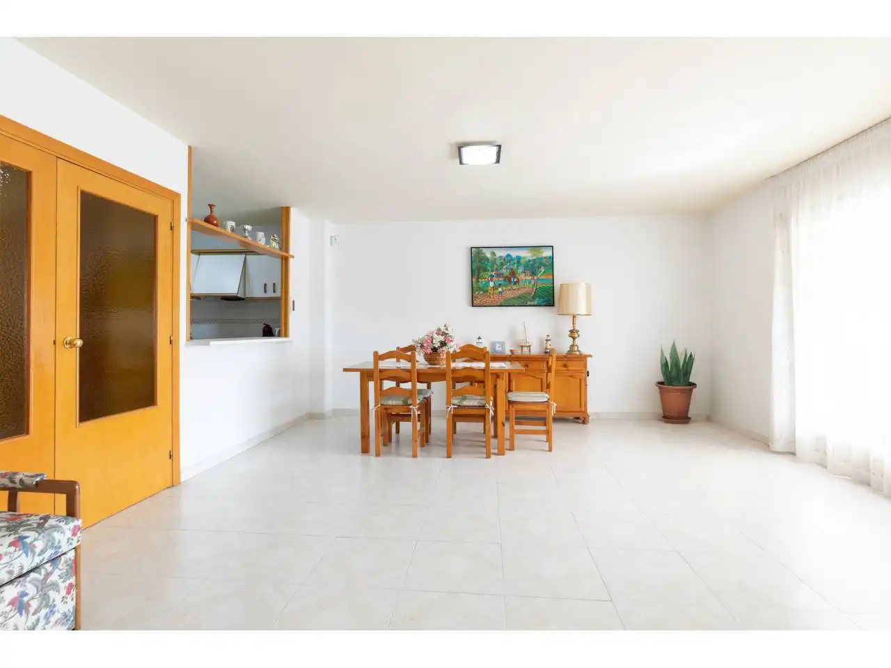 Dining room of Flat for sale in Cambrils  with Air Conditioner, Terrace and Furnished