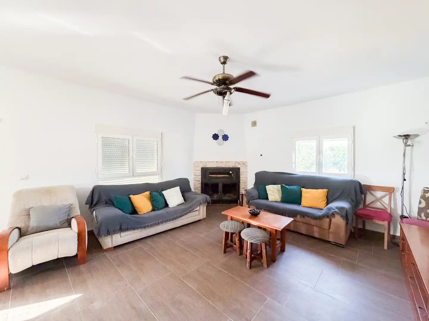 Living room of Houses for sale in Zújar  with Private garden, Terrace and Storage room